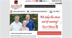 Desktop Screenshot of firstchoicemovingandstorage.net